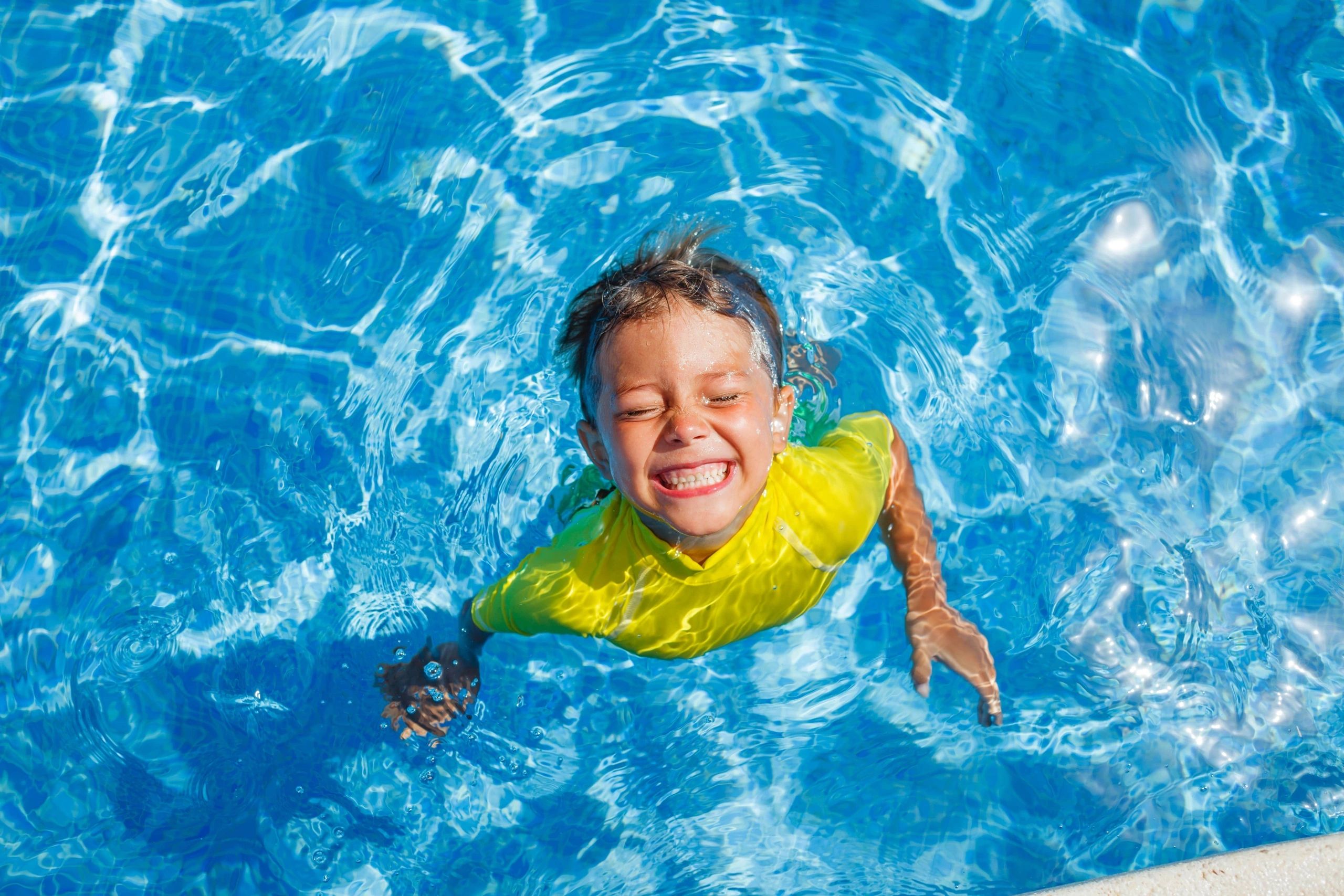 Competitive swimmer training at L&M Swimming Club